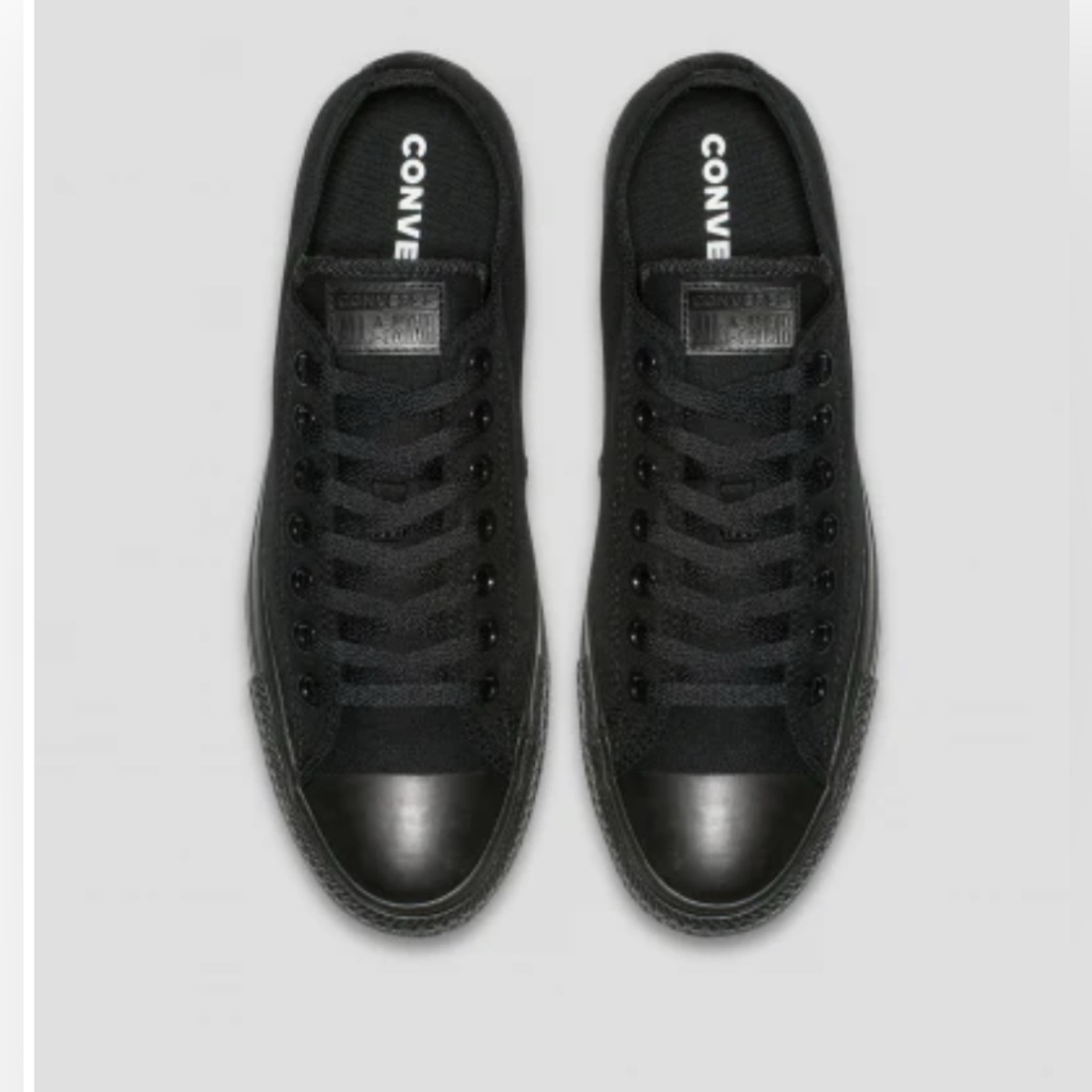 Converse All Star Triple Black Sneakers Nwob Converse All Star Triple Black Sneakers Nwob
